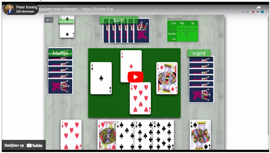 Klaverjassen online tegen de computer